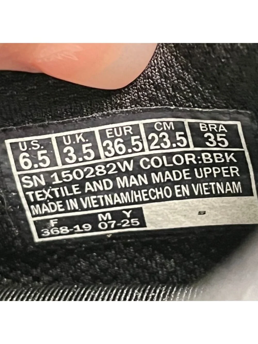 Skechers Summits-Radiant Flow Womens Size 6.5D Black Running Shoes Sneakers
